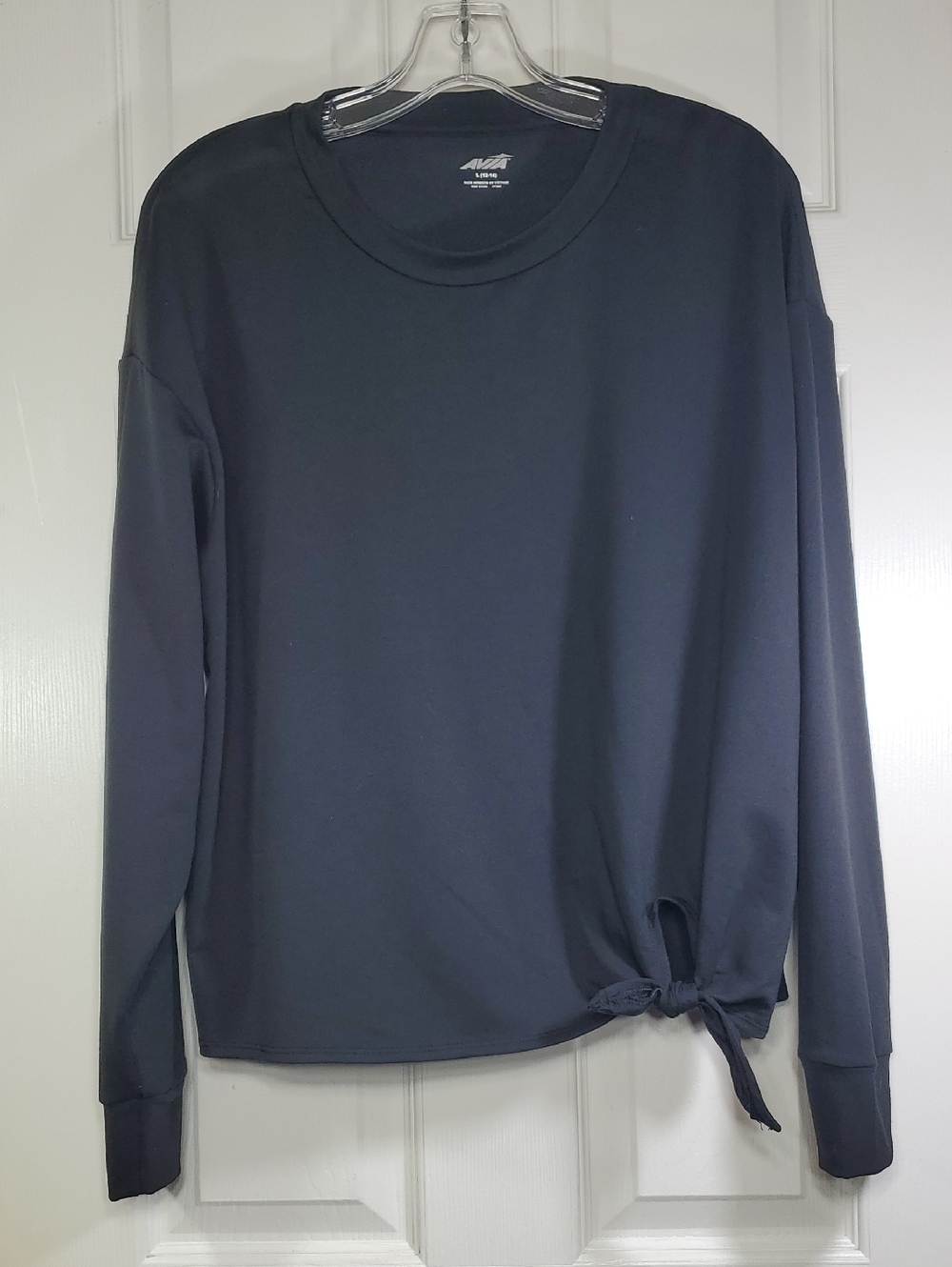 Avia Sweatshirt Side Tie Knot Athleisure Activewear Women's Large